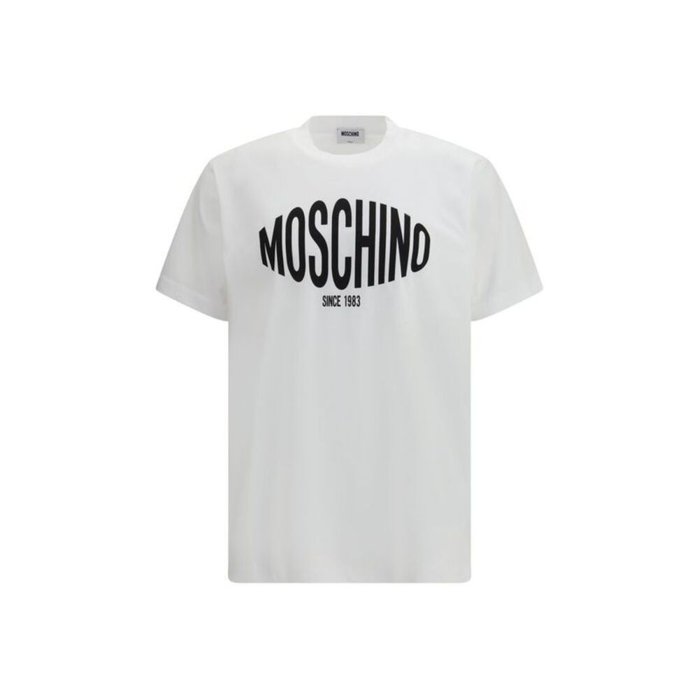 Moschino White Cotton Men's T-Shirt